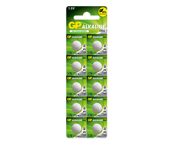 GP Alkaline Button Cell A76F Mercury Free-GP Batteries Hong Kong