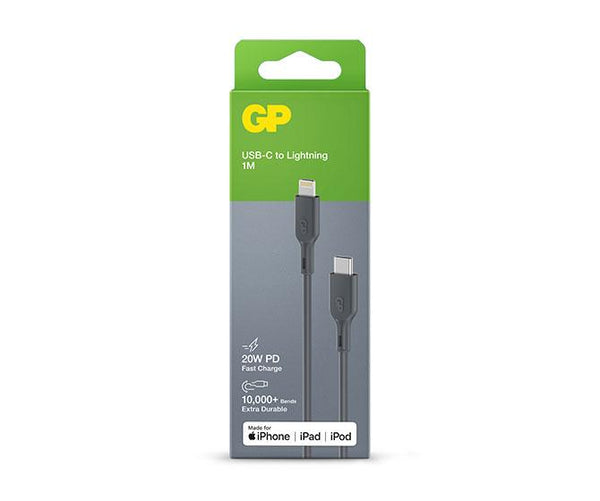 GP 1 metre USB-C to Lightning Charge & Sync Cable CL1P