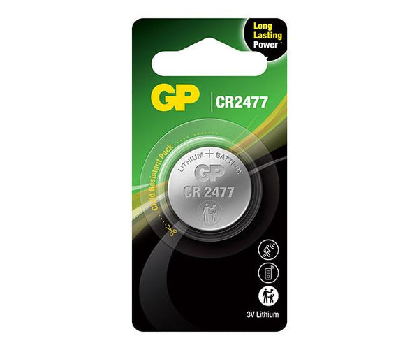 GP Lithium Coin Batteries CR2477