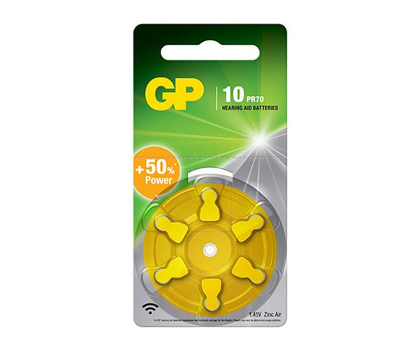 GP Hearing Aid Batteries ZA10