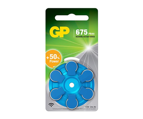 GP Hearing Aid Batteries ZA675