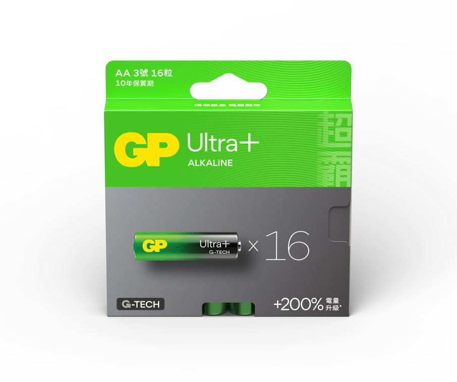 GP Ultra+ Alkaline AA Batteries