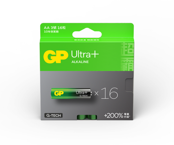 GP Ultra+ Alkaline AA Batteries